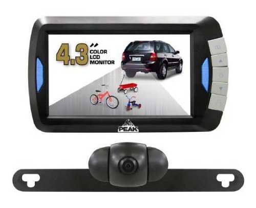 Peak 4.3 Wirless Back-up Camera Kit Backup Monitors & Alarms Peak X47390