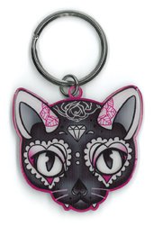 Key Chains  CH378missCherryPinkCatKC.88