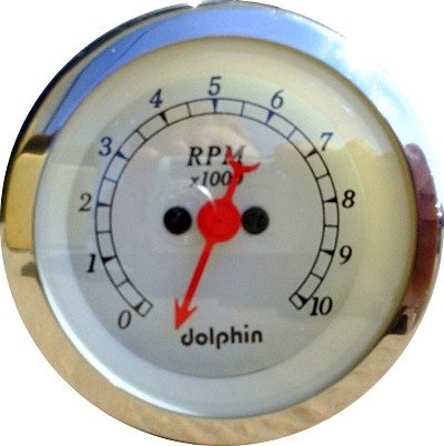 Voltmeter Dolphin Gauges SKU_00000004 Wht