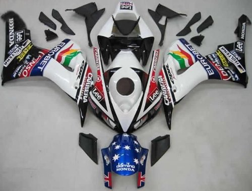 MZS-FG-020-26 Motorbike Injection Fairing Motorcycle ABS Plastic OEM Fit For Honda CBR1000RR 2006 - 2007 Fairing Kits Meizhoushi MZS201-FG-020-26