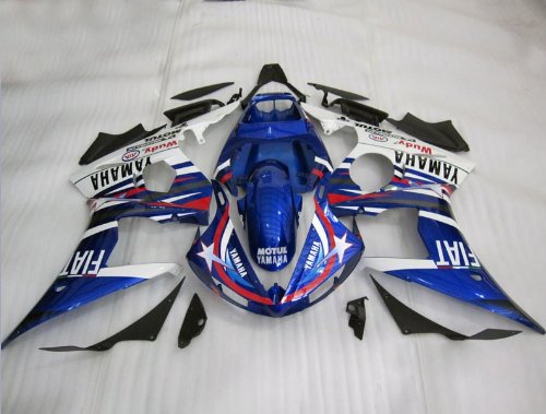 MZS-FG-070-09 Motorbike Injection Fairing Motorcycle ABS Plastic OEM Fit For Yamaha YZF-R6 2003 2004 Fairing Kits Meizhoushi MZS201-FG-070-09