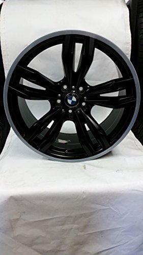 20 Inch BMW M6 Like Wheel Rim YSM-545 Matte Black Full Set of (4) Staggered Wheels Rims 20x8.5 20x10.0 5x120 Offset:35/37mm HUB:72.6 BMW 3 5 6 7 M5 M6 X3 x5 X6 Series Car YSM YSM545208504NB ; YSM545201006NB