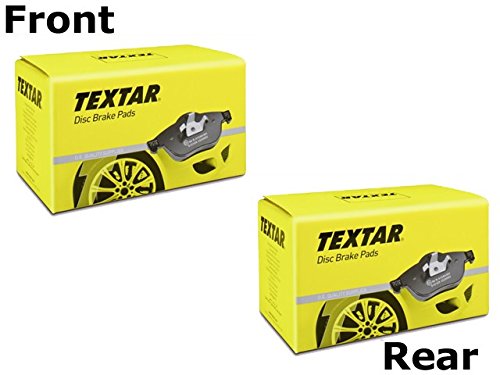 Audi A-3 (2-wd w/256mm) Brake Pads Front + Rear TEXTAR Brake Pads Textar 11233825786
