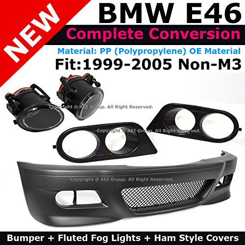 Bumper Covers Advan-Emotion BC-BME462DM3-BK+FLC-H+FOG-OE