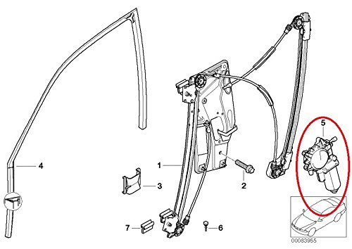 Power Window Motors BMW 67628360511