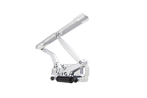 RingBrothers 82682-1111NF GTO Lemans Tempest Billet Hood Hinge Kit - Solid Frame in Natural Finish For Fiberglass Hinges Ringbrothers 82682-1111NF