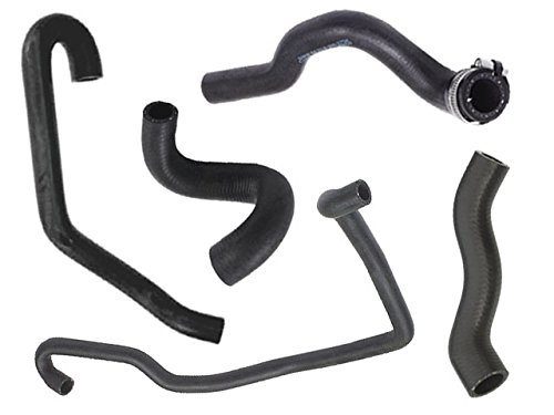 BMW e38 740 (03/96-01) Heater Hose KIT (5 pcs) Heater Core L+R Water Pump Inlet Air Conditioning Euromotives 80009125306