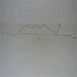 1999-2004 Jeep Grand Cherokee (Any Variant) Front to Rear Brake Line Kit; Steel ABS Fine Lines WIN9951OM