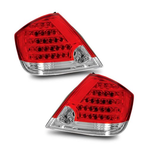 Scion Tc 05-10 L.E.D Taillight Red/Clear Headlight & Tail Light Conversion Kits CG Distribution 03-SC2005TLED
