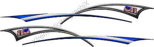 Xtremedigitalgraphix Car Truck Semi Decals American Flag Stripes Vinyl Trailer Graphics 10Ft Long 120X16.2 Set Of 2 Purple Decals XtremeDigitalGraphix Extreme_Kit_Vol_05_exeus_1_P