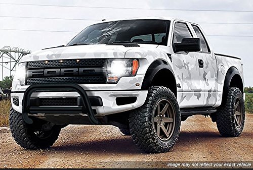 Black HAMMERED Stainless Steel Bull Bar Brush Bumper Grille Guard Heavy Duty Jeep Commander Bumper Guards R&L Racing rl-bghd-jcm06-bk-001