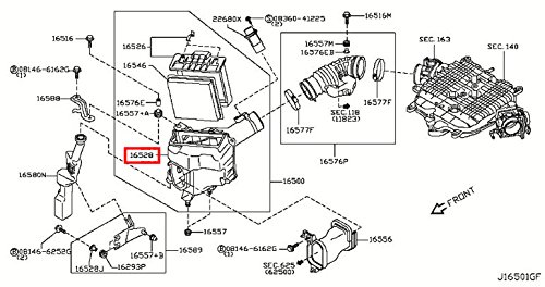 Air Intake Infiniti 16528-JK20A