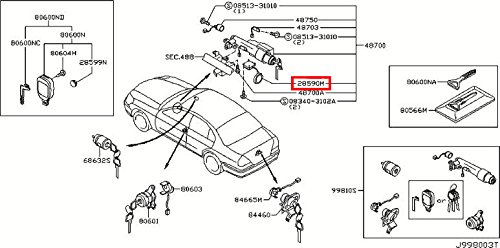 Ignition Parts Infiniti 28590-C9916