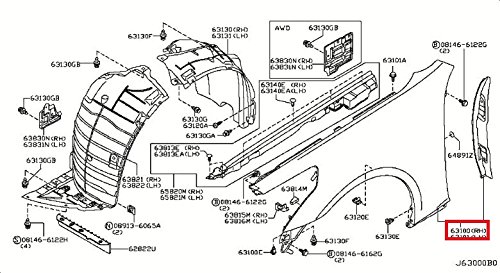 Fenders Infiniti F3100-JK0CA