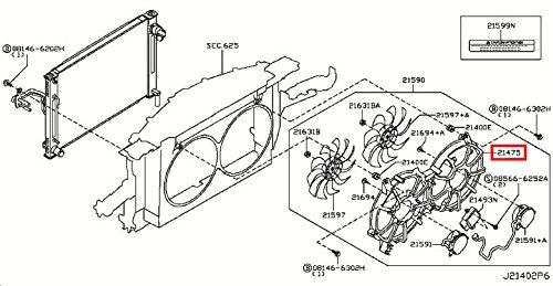 Radiators Infiniti 21483-JK00A