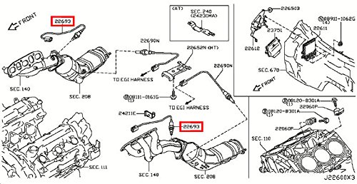 Air Mass Infiniti 22693-1MR0A