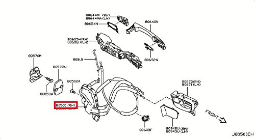 Body Infiniti 80500-1LA0A