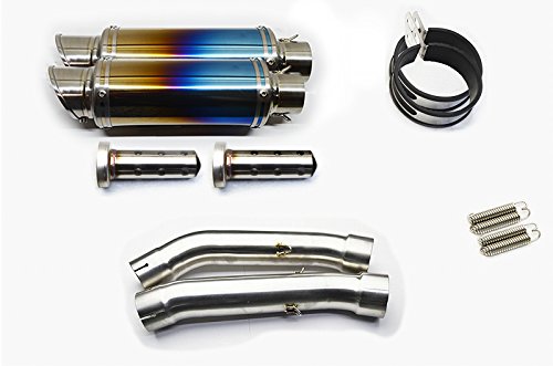 RSV Mille 2004-2008 SHORT TITANIUM SLIP-ON MUFFLER Mufflers LCIPARTS lciexst-u0083