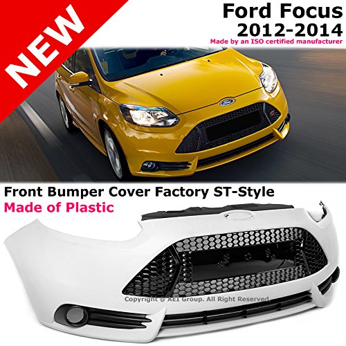 Ford Focus 12-14 ST Style Conversion Front Bumper Cover Plastic Unpainted Kit Bumper Covers Advan-Emotion 2-BC-FOFO12ST-BK