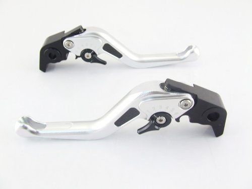 Strada 7 Racing Carbon Short Adjustable Levers Pair Silver For Aprilia MANA Clutch Strada 7 Racing S7R.CS.112.Silver
