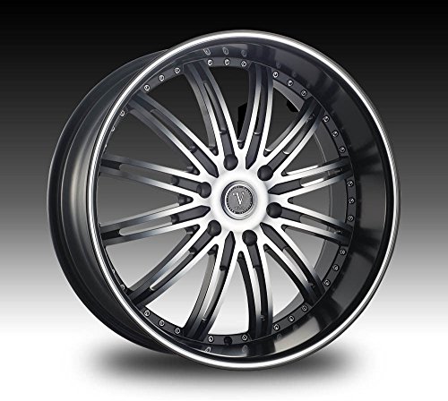 26 INCH VELOCITY VW865 RIMS WHEELS & TIRE PACKAGE BLACK MACHINE FACE 6X139 WILL FIT CHEVY TAHOE SILVERADO GMC YUKON SIERRA CADILLAC ESCALADE NISSAN ARMADA TITAN INFINITI QX56 Car Velocity Wheel Vw865a