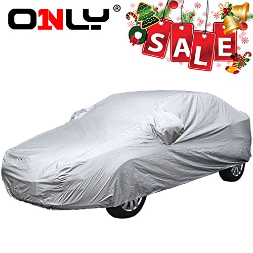 Only® Unique Innovative 18 seconds Car Case Car Cover, waterproof, Oxford S-Series for Sedan fast & easy to operate (S-45 Lenght 167'' to 177'', applicable models: Aston-Martin V8 Vantage 2011/2007, Audi A3 2014, BMW 1 2011, BMW 2 2014, BMW 3 2004-2009, Chevrolet Volt 2011, Honda Civic 2006-2008, Hyundai Elantra 2011/2004-2008, Jaguar F-TYPE 2015/2013, Kia Shuma 2014/2011/2012, Lexus IS 2004, Mercedes-Benz C 2005, Benz SL 2011/2008/2004, Renault Megane 2011/2010/2004-2006, Renault Megane Rs 2014, Volkswagen Jetta 2015/2013/2010/2004-2008, Volkswagen Bora 2011-2014/2008, Volkswagen EOS 2007-2011/2005, Volvo S40, etc.) Custom Fit Only 10024110030_S