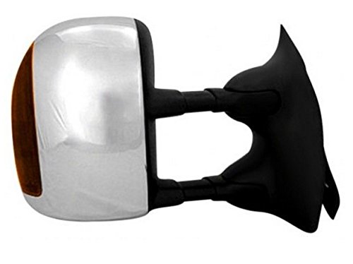 New Towing Mirror Passenger Right Heated Power Chrome for F450 Truck F550 RH Exterior Mirrors Ford KAPFO1321269