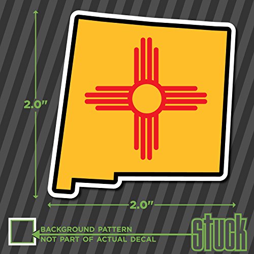 SMALL New Mexico State Flag -2- printed vinyl decal sticker NM hard hat helmet Bumper Stickers, Decals & Magnets Stuck Vinyl Graphics p0066-2
