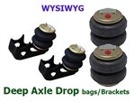 Firebird Industrial Supply BRACKETJ Deep Drop Weld For Mini Trucks. Bag Brackets only no bags Radius Arm & Parts Firebird Industrial Supply BRACKETJ