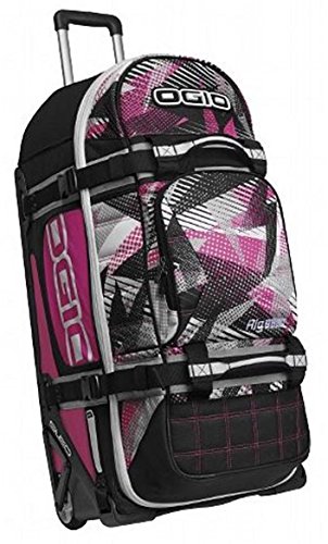 Ogio RIG 9800 Gear Luggage Bag Wheeled Pink & Black Bolt Gear Bags ** Manufacture ** K104843