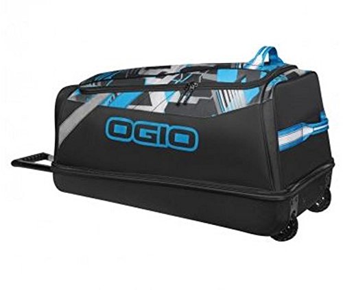 Ogio Shock Wheeled Gear Luggage Bag Black & Blue Hex Gear Bags ** Manufacture ** K104858