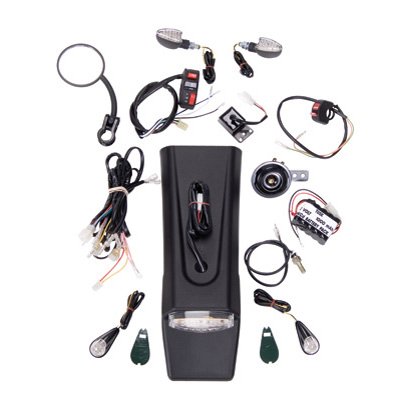 Tusk Motorcycle Enduro Lighting Kit - Fits: Suzuki DR350 1990-1999 Vehicles Tusk 1285760003