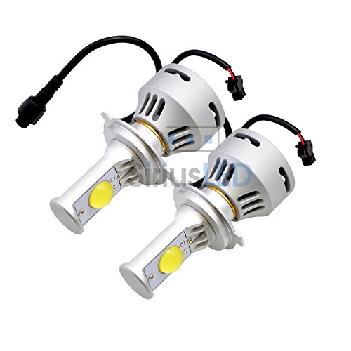 Sirius LED 6400 Lumen 80w High Power Ultra Bright LED Headlight Conversion Kit Multiple Bulb Size 6500k Color (9003 HB2 H4 Hi-Low Beams) Headlight & Tail Light Conversion Kits SiriusLED 4G LED HeadLights