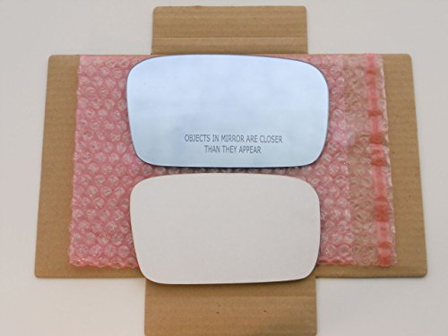 New Replacement BLUE Mirror Glass with FULL SIZE ADHESIVE for 2004 - 2006 Acura TL Passenger Side View Right RH Exterior Mirror Replacement Glass CAR MIRROR BAZAR F135RB-AMZ