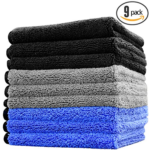 Microfiber THE RAG COMPANY 51616-SPECTRUM-DARK-9PK