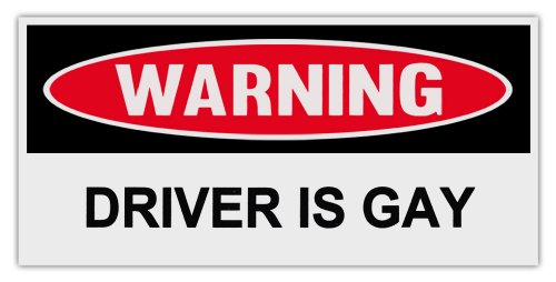 Bumper Stickers, Decals & Magnets Crazy Sticker Guy CSG-329-B-2-T