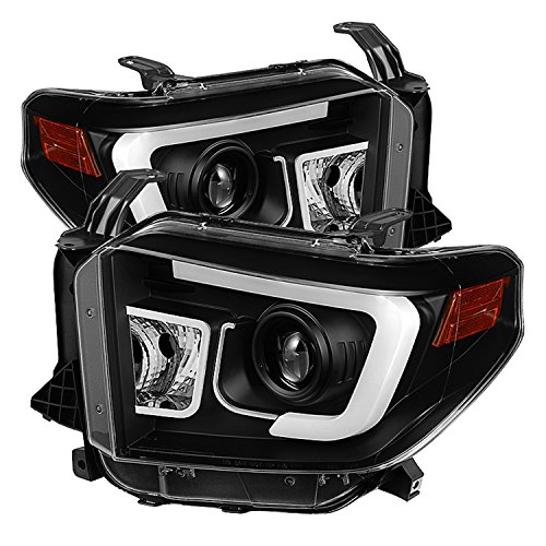 Headlight Assemblies Spyder Auto PRO-YD-TTU14-DRL-BK