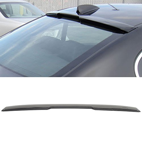 Roof Spoiler Fits 2004-2010 BMW E60 5-Series Sedan 4Dr 4Door | Unpainted ABS Rear AC Style - Other Color Available Rear Trunk Tail Spoiler Wing by IKON MOTORSPORTS | 2005 2006 2007 2008 2009 Body IKON MOTORSPORTS 9-R-0032