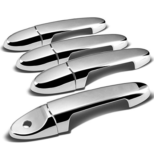Ford Escape 4pcs Exterior Door Handle Cover without Passenger Keyhole (Chrome) Body Auto Dynasty AD-CHC-379