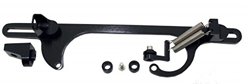 Black Holley 4150 4160 Aluminum Throttle Cable Carb Bracket Carburetor 350 Throttle Ball Joints DEMOTOR DER-PF311B