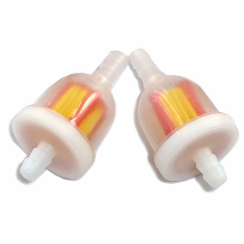 FUEL FILTER ( x2 ) for Chinese made ATVs, Go-Karts, Dirt bikes, Pit Bikes, Scooters, Mopeds - 50cc, 70cc, 90cc, 100cc, 110cc, 125cc, 150cc, 200cc, 250cc - 2 Pack Fuel Filters SDscooters SDS-fltgasp-or-2pk