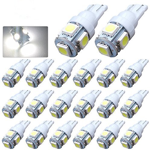 Interior Lighting YITAMOTOR 20xT10-5-White