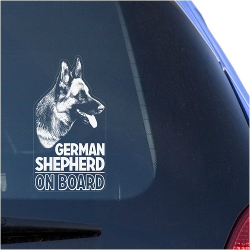 Bumper Stickers, Decals & Magnets Vinyl Designs MCW-GShep-OB