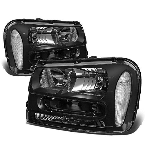 Headlight Assemblies Auto Dynasty AD-HL-OH-TRA02-BK-CL1