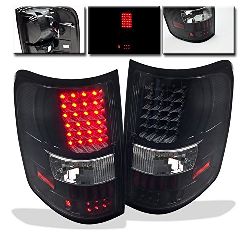 Brake & Tail Light Assemblies ZMAUTOPARTS ALT-ON-FF15004-LED-BK