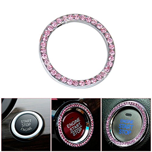 Bumper Stickers, Decals & Magnets Bling Car Decor PINK-5525
