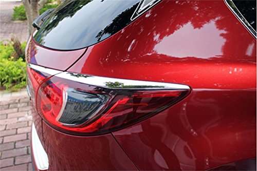 Vesul Chrome Rear Taillight Taillamp Cover Trim Lid Molding 4pcs For Mazda CX-5 CX5 2013-2015 Chrome Trim & Accessories Vesul Vesul-ZC-cover-183