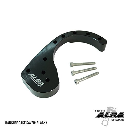 Yamaha Banshee Case Saver Black (1987-2006) Case Savers Alba Racing YMH-207-T6-B