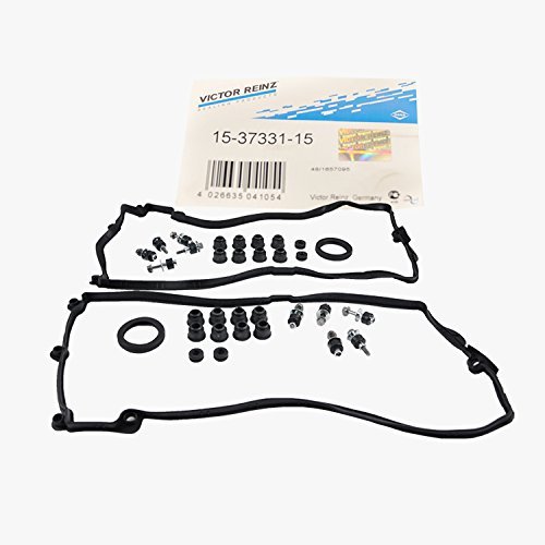 Valve Cover Gasket Sets Victor Reinz 15 37 33201 , 15 37 33101 , 15 37 33115 , 11 12 75 13194 , 11 12 75 13195 , 153 733 201 , 153 733 101 , 153 733 115 , 11 12 7 513 194 , 11 12 7 513 195 , 153733201 , 153733101 , 153733115 , 11127513194 , 11127513195 => BMW Engine Valve Cover Gasket Set Lt & Rt Victor Reinz OEM 194/195 => 2004 2005 Cylinder 5-8 545i 645Ci / 2006 2007 2008 2009 2010 Cylinder 5-8 550i 650i / 2002 2003 2004 2005 Cylinder 5-8 745Li 745i / 2006 2007 2008 Cylinder 5-8 750Li 750i / 2007 2008 Cylinder 5-8 Alpina B7 / 2004 2005 2006 8 Cyl.; Cylinder 5-8 X5 / 2007 2008 2009 2010 4.8L; Cylinder 5-8 X5
