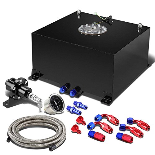 Fuel Tanks Auto Dynasty AD-ALU-FT-T4-ALU-BK+ACC+FPR-SSS-BK